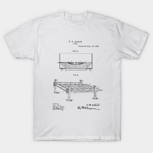 Oven Vintage Patent Hand Drawing T-Shirt